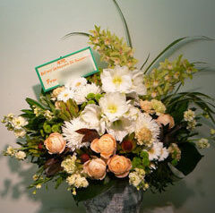 個展御祝開店御祝　アレンジメント　2010-01-20