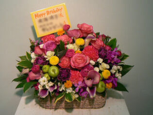 誕生日御祝アレンジメント　2010-08-19