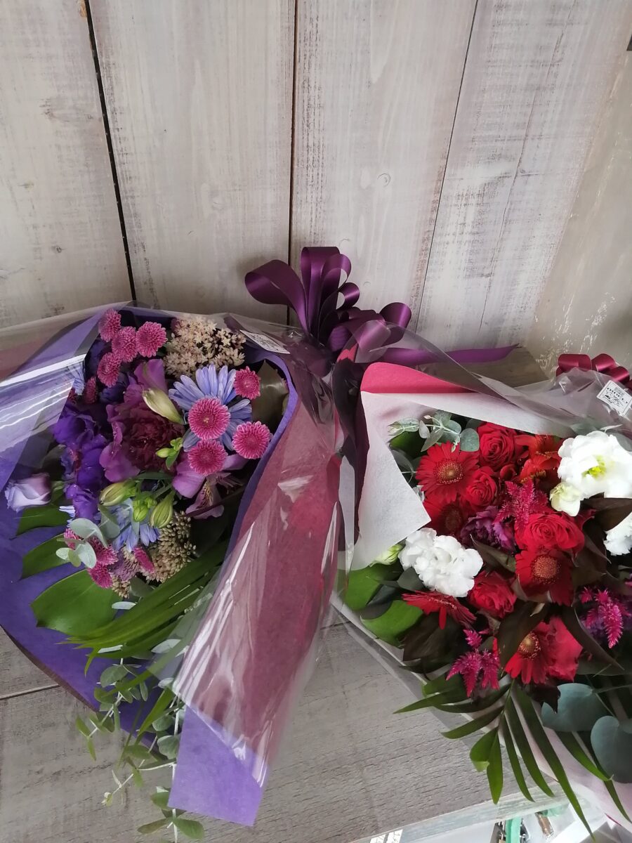 東京メディアシティ 花束 ドラマクランクアップ用