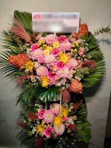 『To LOVEる-とらぶる-15周年記念原画展』にお届けした御祝いのスタンド花