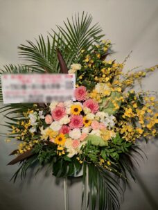 TUNNEL TOKYOでの講演会にお届けしたスタンド花